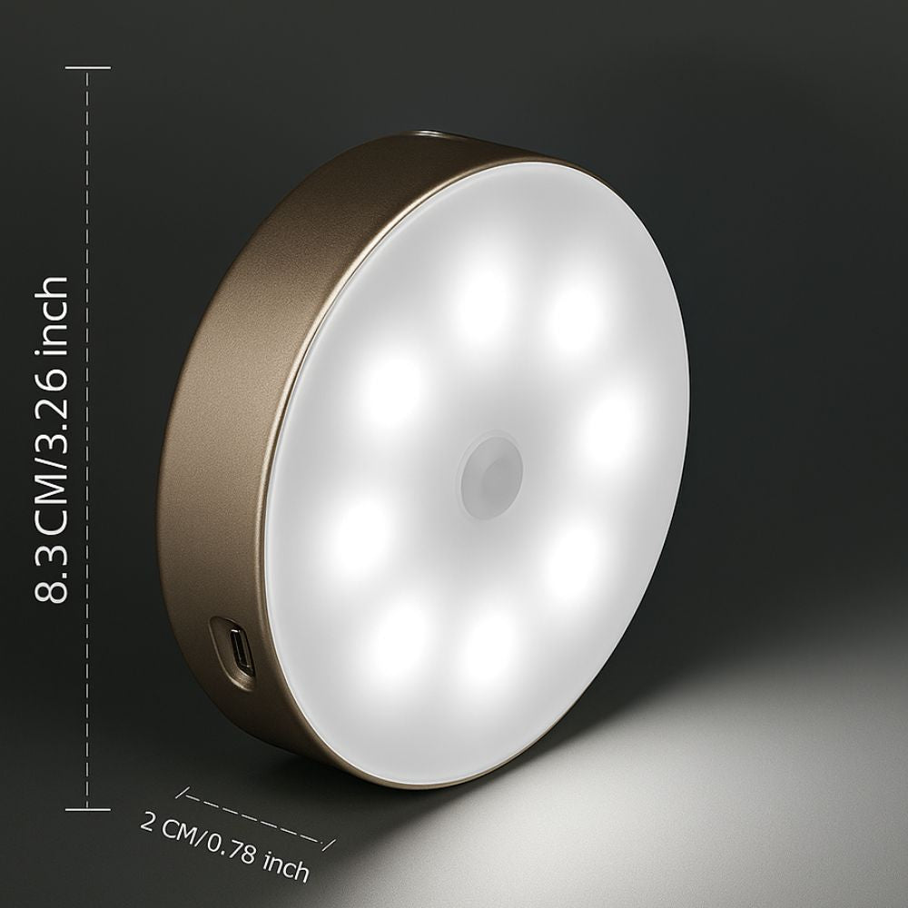 Lumina de perete LED cu senzor de mișcare, reincarcabila prin USB