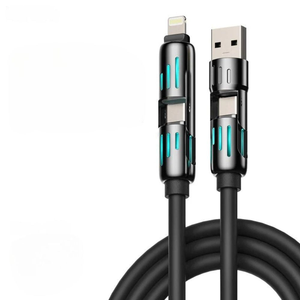 Cablu Universal 4-in-1 Multi USB, TypeC, Lightning, lungime 1.5 m