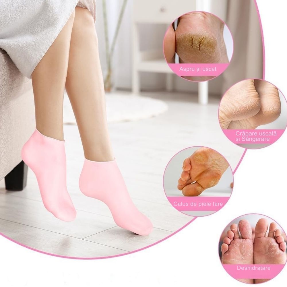 Sosete Exfoliante SoftStep™ (marime universala)
