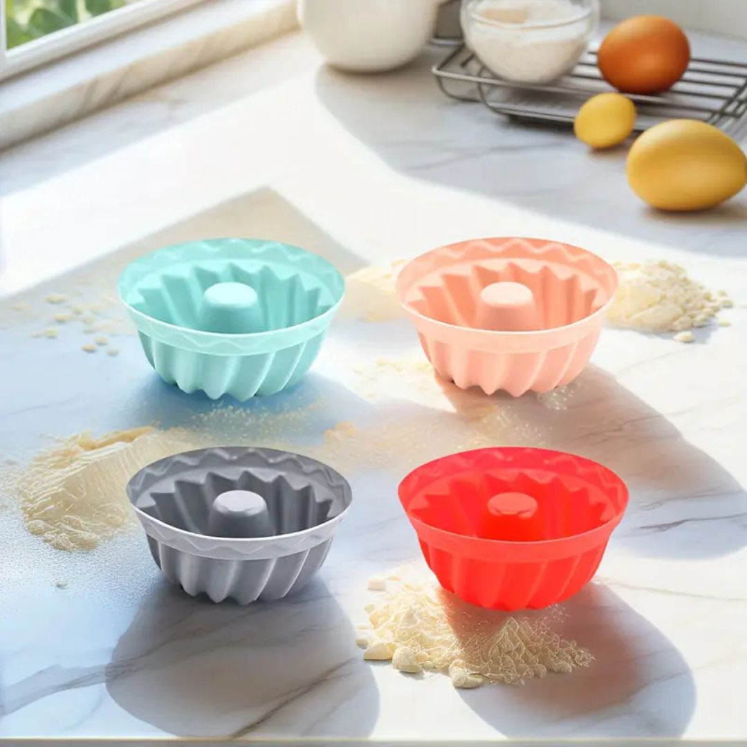 Set 12 forme din silicon pentru prajituri