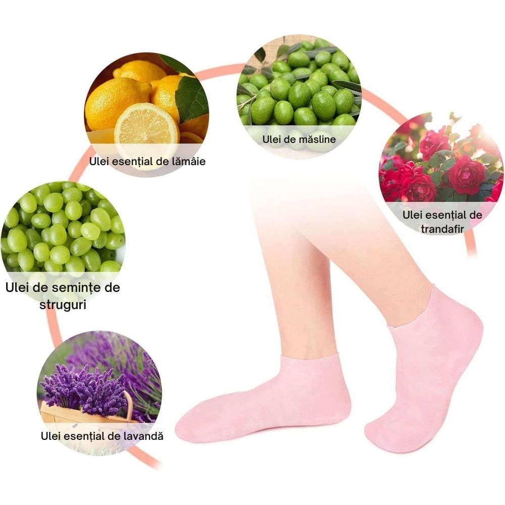 Sosete Exfoliante SoftStep™ (marime universala)