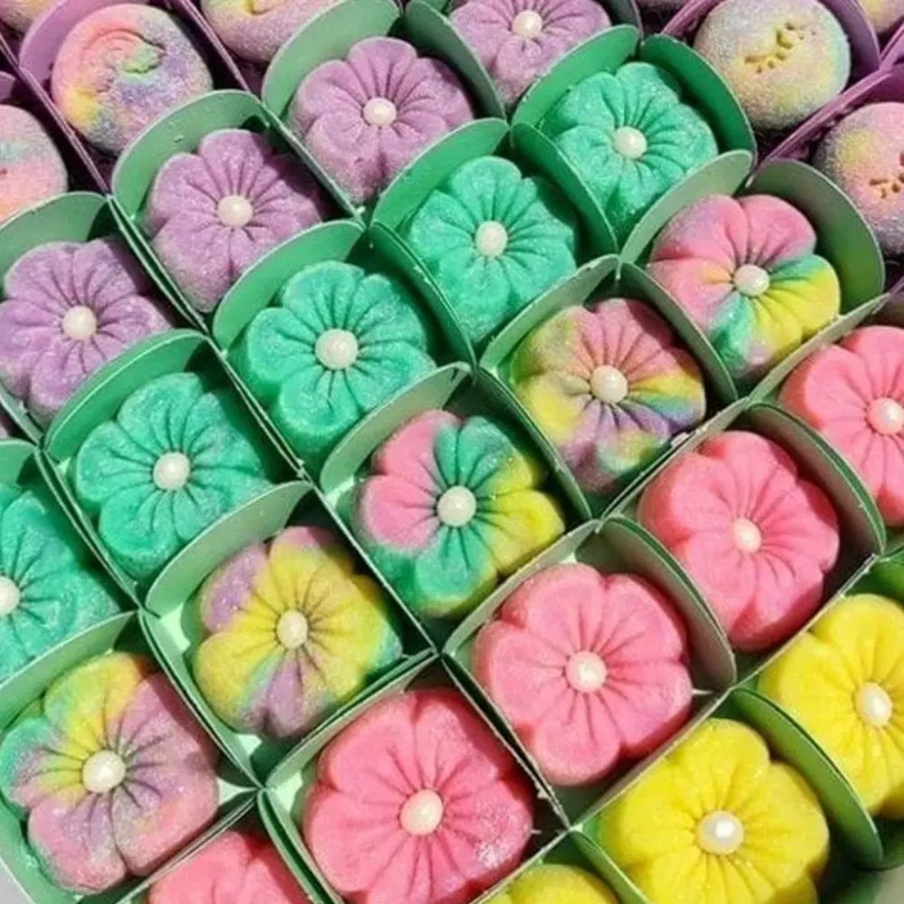 Set de 5 forme pentru prăjituri cu flori