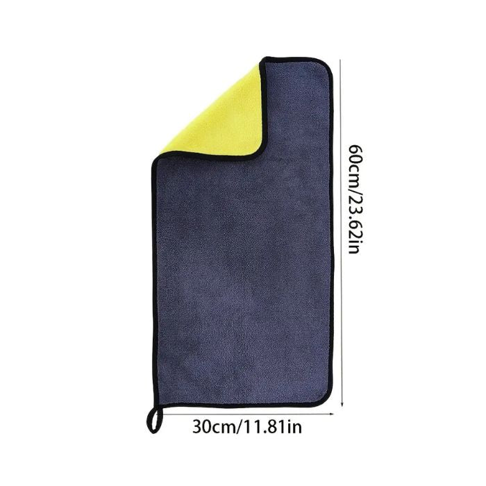 Set 4 Prosoape Auto din Microfibră Dublu Strat – Ultra Absorbante