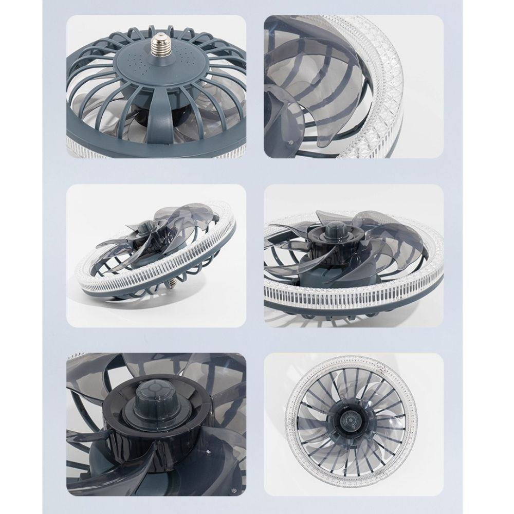 440 Lampă de Tavan cu Ventilator și Telecomandă