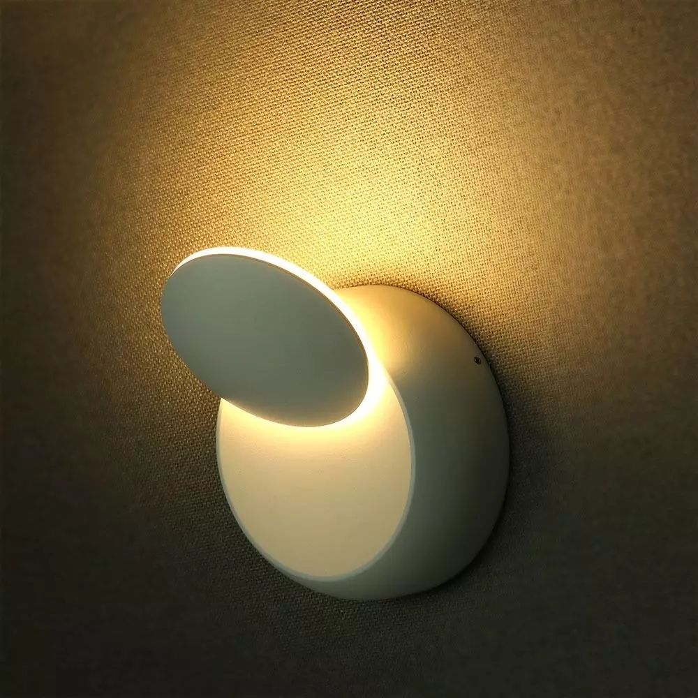 Lampa de perete LED Eclipse-light 180°