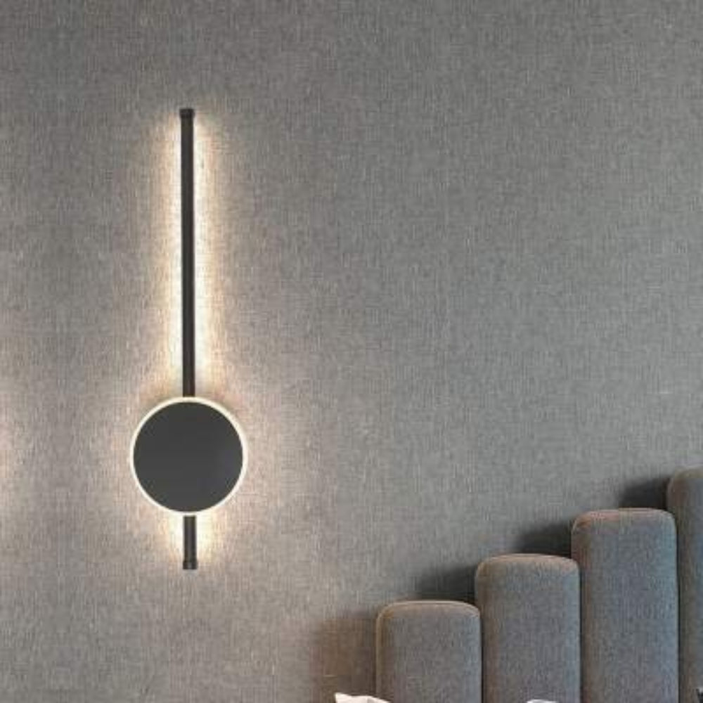 A117 Lampa de perete LED Negru 60cm