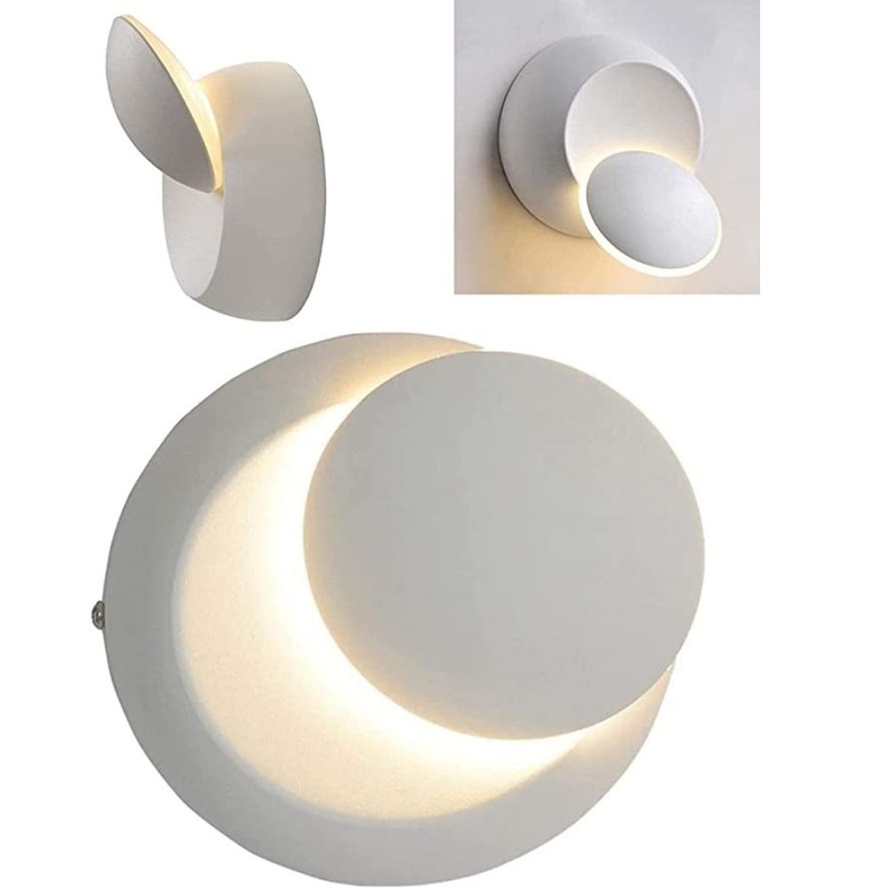 Lampa de perete LED Eclipse-light 180°