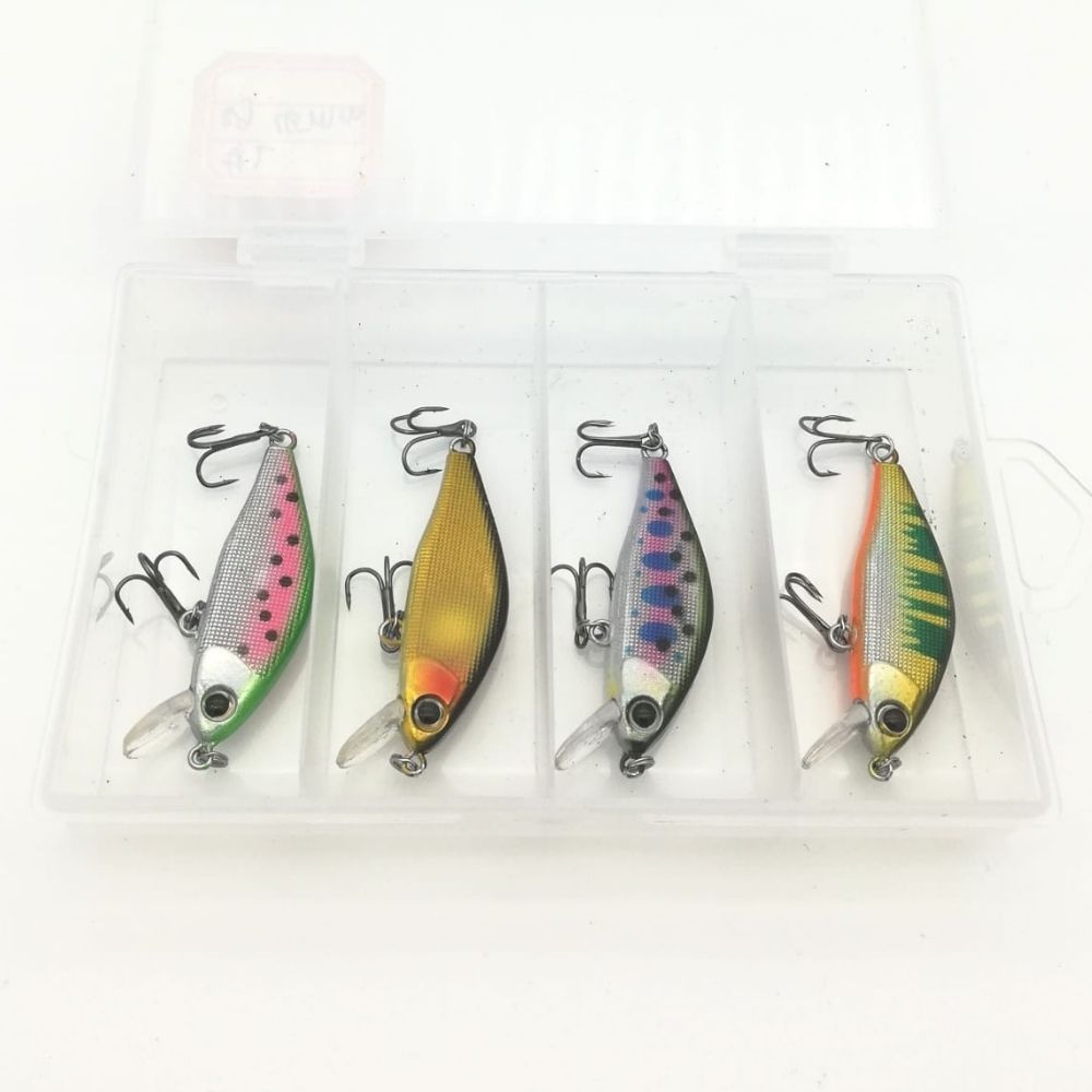 202 Set 4 voblere pescuit 4g, 45 mm