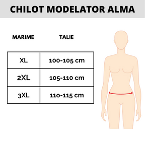 131 Chilot modelator cu talie inalta ALMA