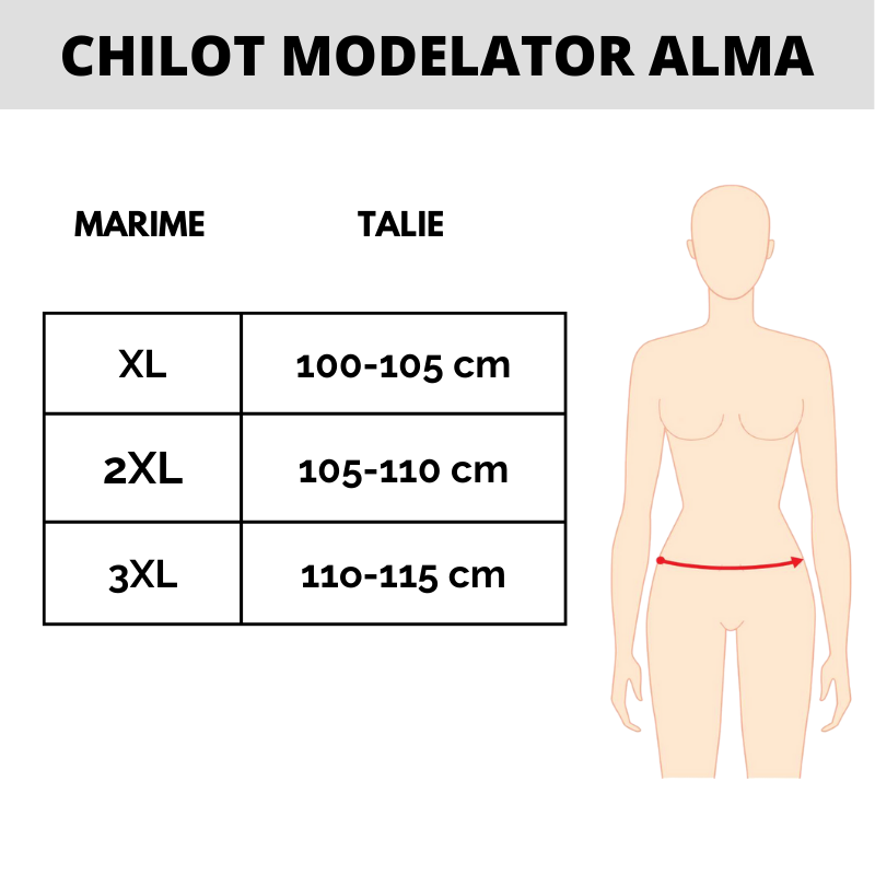 131 Chilot modelator cu talie inalta ALMA