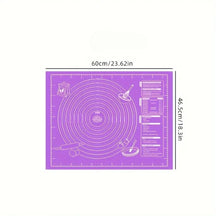 Covoraș din silicon antiaderent pentru frământat și întins aluat