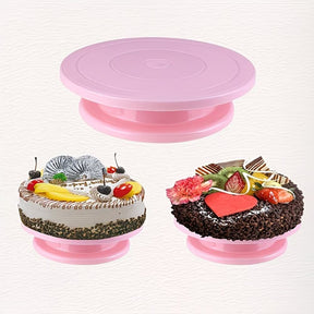600 Set Profesional Decorare Tort – 84 Piese cu Platou Rotativ