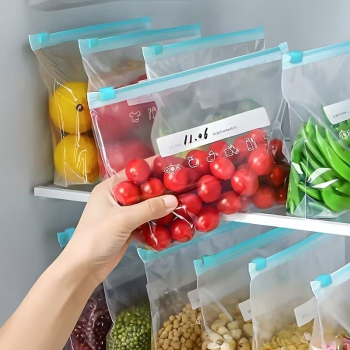 Set 45 Pungi alimentare cu inchidere etans