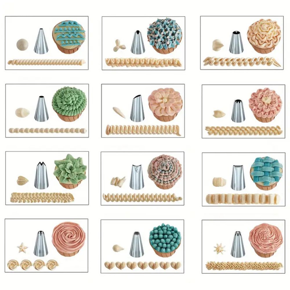 Set Profesional Decorare Torturi – 21 Piese