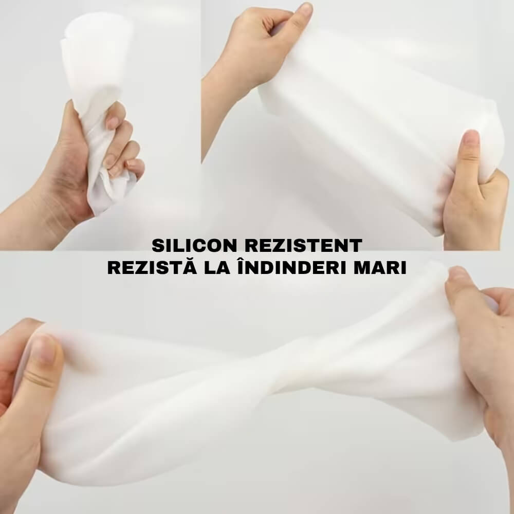 Sac din Silicon pentru Frământat Aluat — Fără Murdărie, Fără Efort