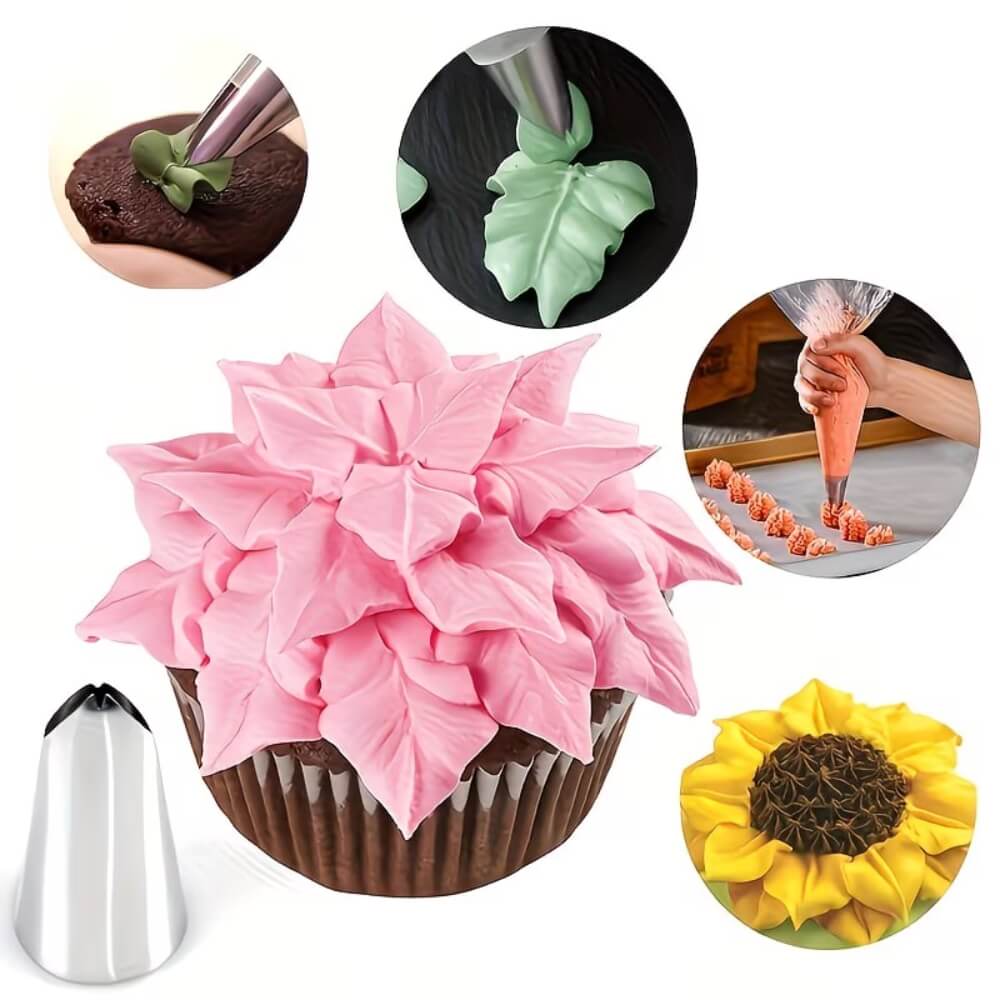 600 Set Profesional Decorare Tort – 84 Piese cu Platou Rotativ