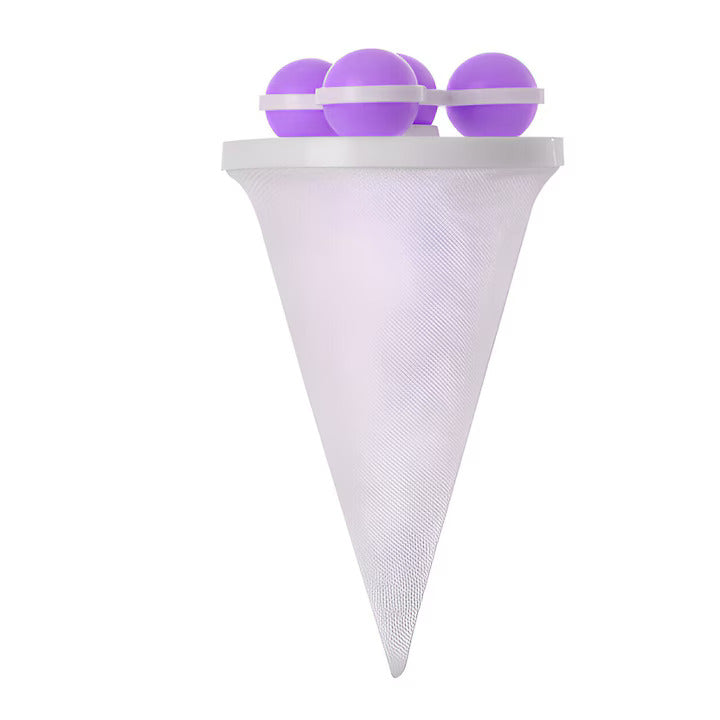 Set 2 Filtre Conice Plutitoare Anti-Scame — Haine Impecabile la Fiecare Spălare