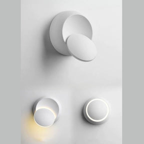 Lampa de perete LED Eclipse-light 180°