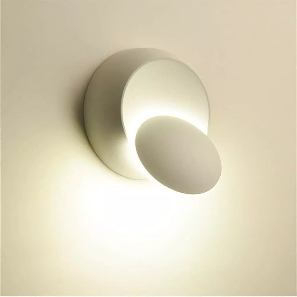 A116 Lampa de perete  LED Eclipse-light 180° Alb